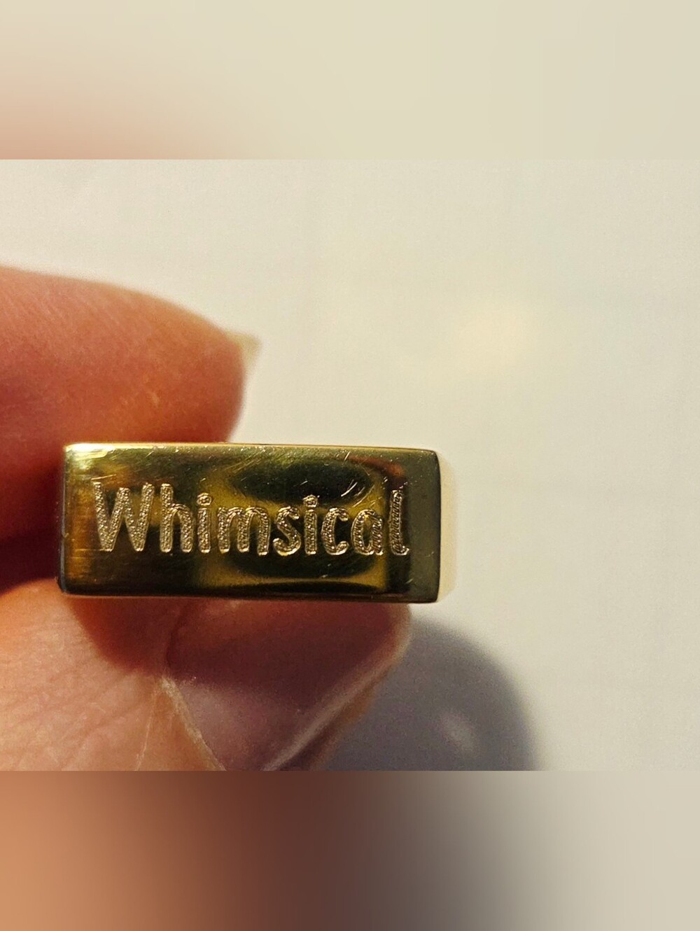Whimsical Engraved Ring - Picture 3 of 3